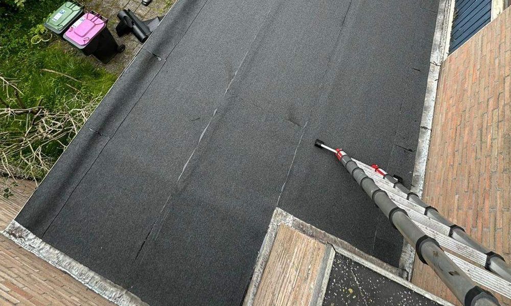 Dakisolatie toegevoegd aan plat dak in Zwolle